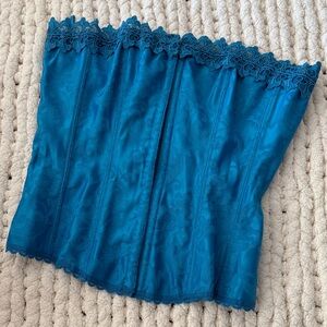 Frederick's of Hollywood Teal Corset